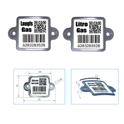 Durable Permanent Barcode Mobile APP LPG Cylinder Tracking